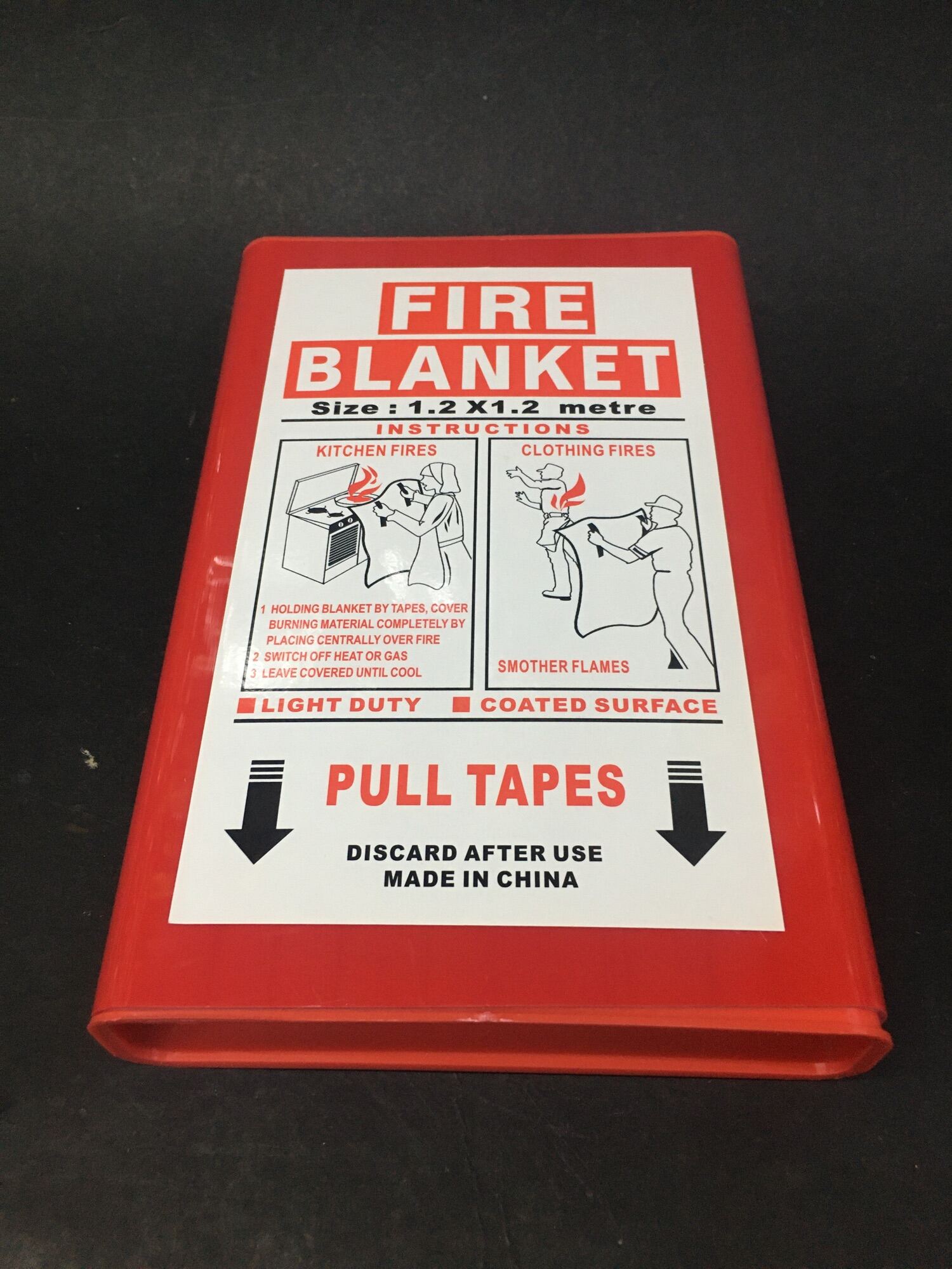 Fire Blanket 1x2 1x2m