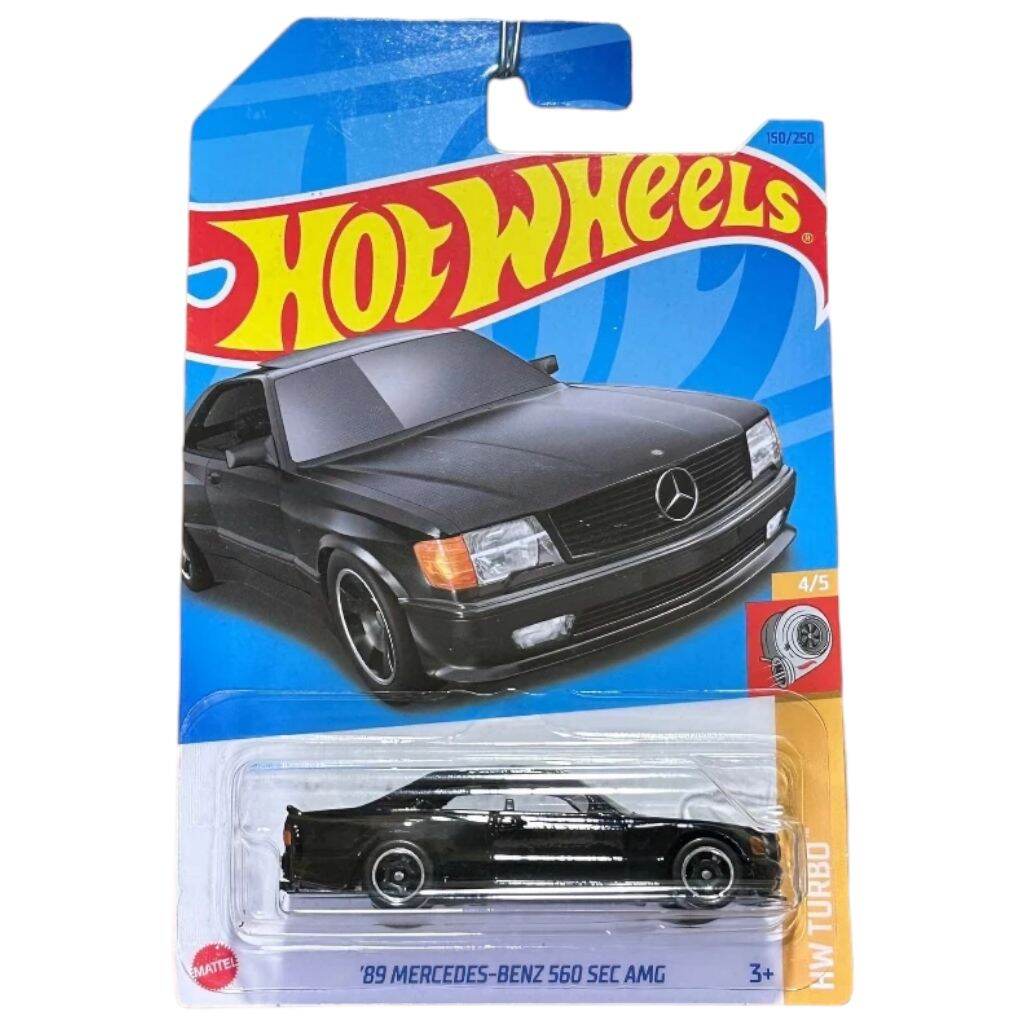 Hot Wheels 89 Mercedes Benz 560 Sec Amg (turbo) 1:64 Scale Model 