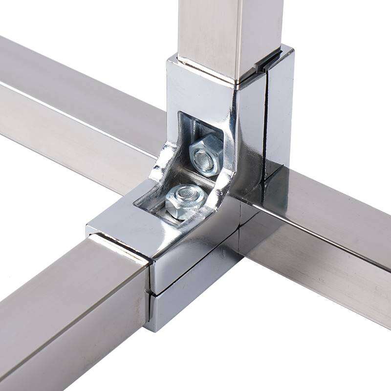 2023dh Stainless Steel Square Tube Fittings Shelf Accessories Fastener