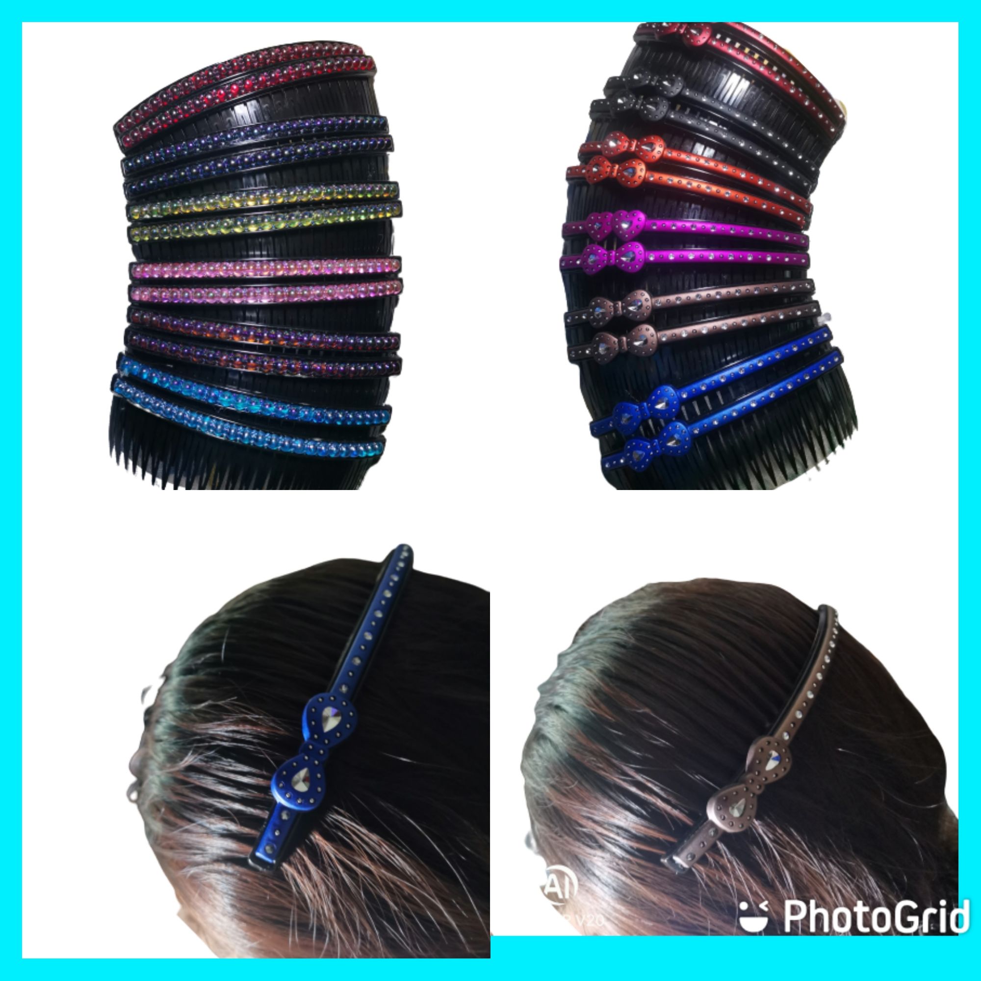 3pcs Payneta hair comb with design/plain black/plain brown | Lazada PH