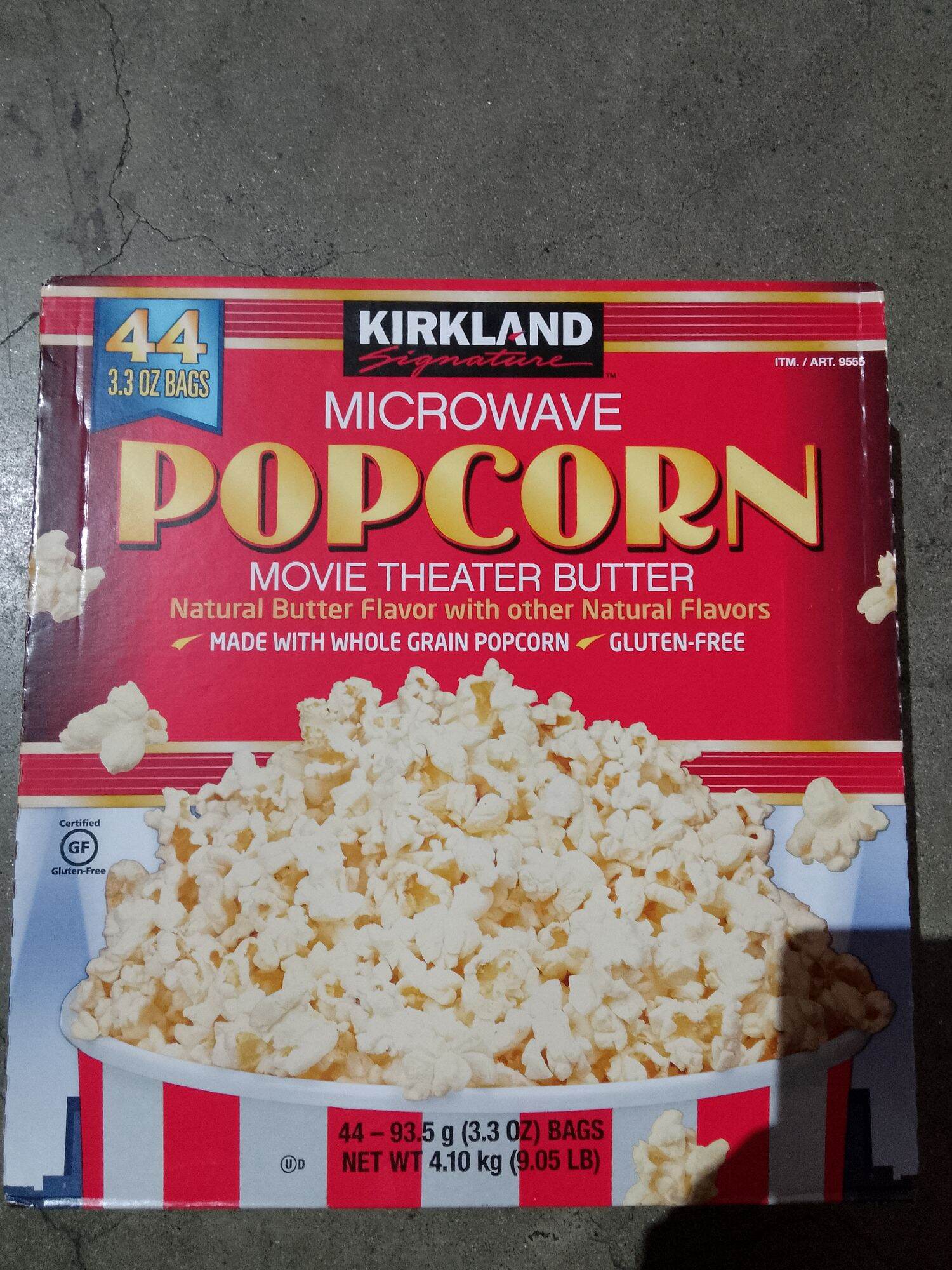 KIRKLAND SIGNATURE MICROWAVE POPCORN 4.10kg MADE IN USA IMPORTED