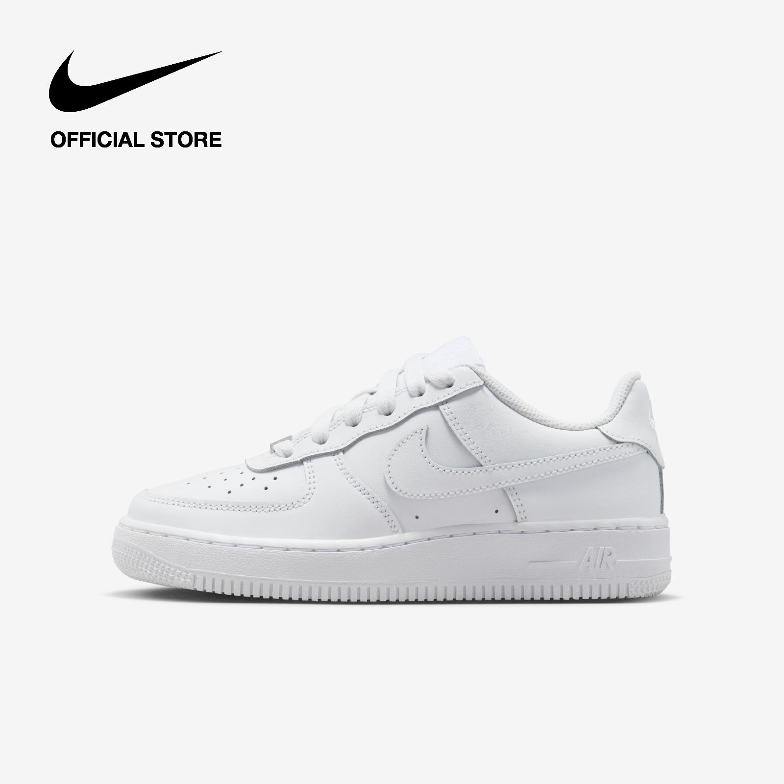 Nike Kids' Air Force 1 LE Shoes in White