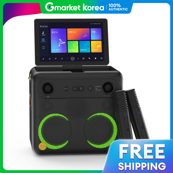 NextU | Nextu Break X2 Portable Home Screen Karaoke Machine with Accompaniment, Bluetooth Speaker, Android