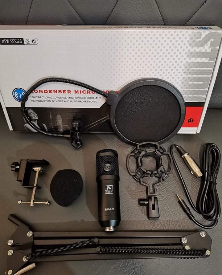 Studio Equipment Condenser Microphone Original Kirin Brand Full Metal