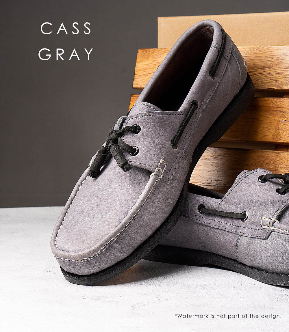 Ilakad Cass Gray Boat Shoes Topsider For Men Lazada PH