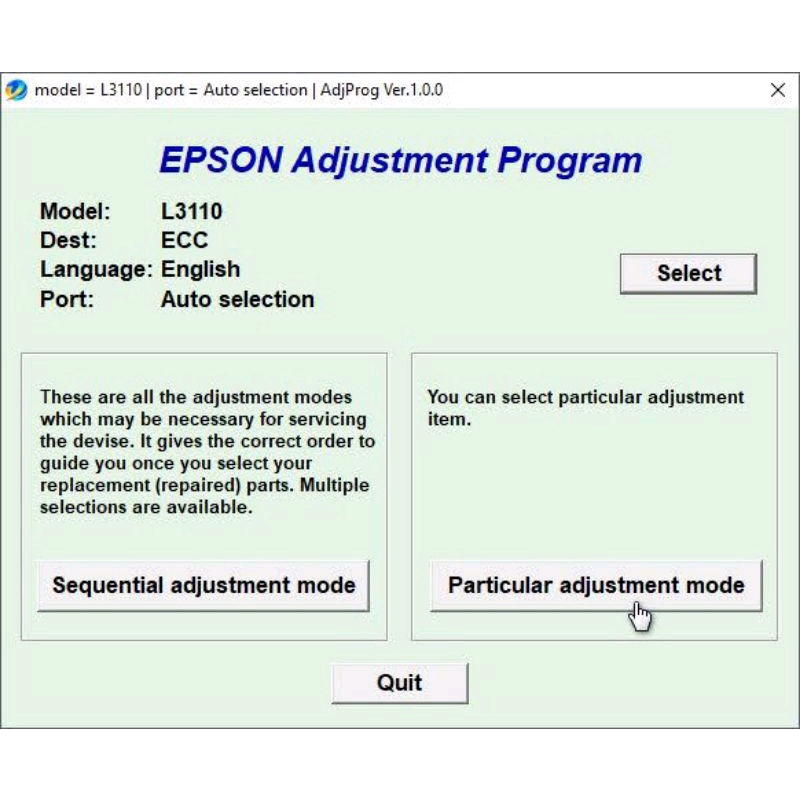 Epson Resetter L3110 Lifetime Use For Windows Lazada Ph 3727