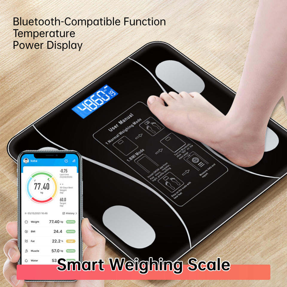 FOCANO Bluetooth Body Fat Analyzer Scale