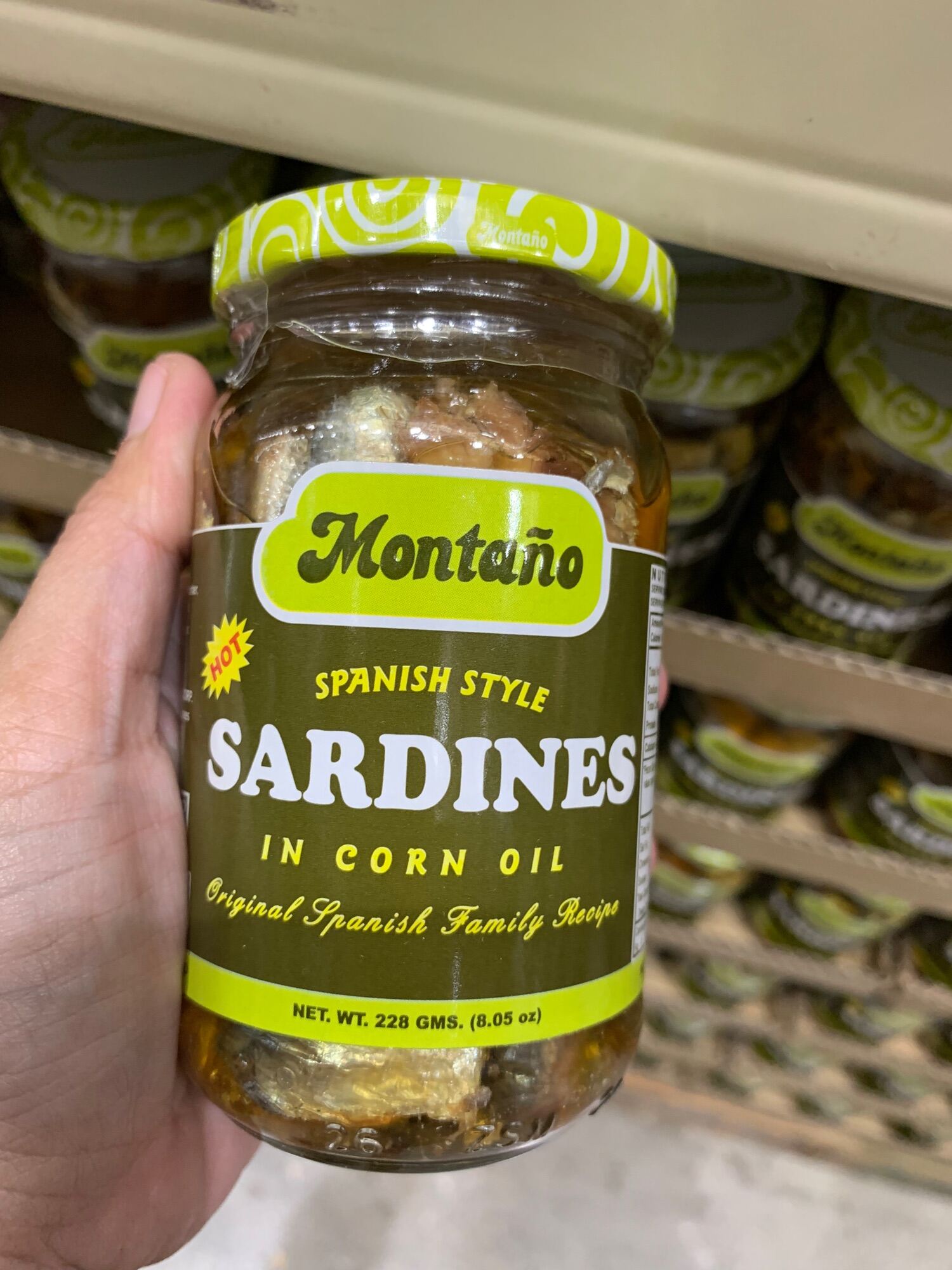 Montano Spanish Style Sardines in Corn Oil 228g Lazada PH