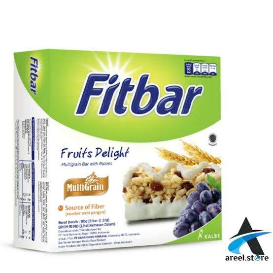 FITBAR Fruits Delight Snack Bar [22 g / 5 pcs] Lazada PH