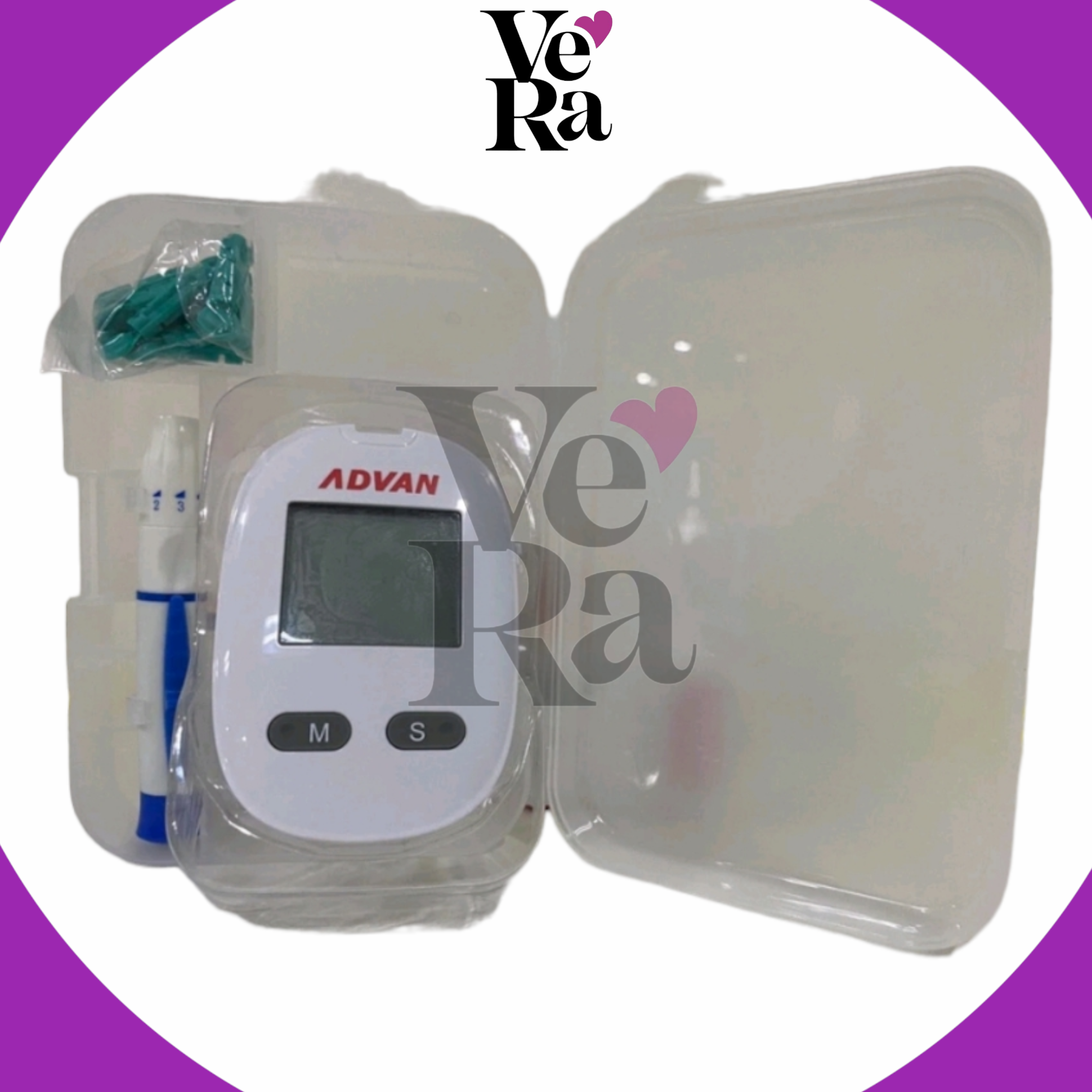 ADVAN Blood Glucose Monitoring Machine Glucometer Diabetes Test NEW ...