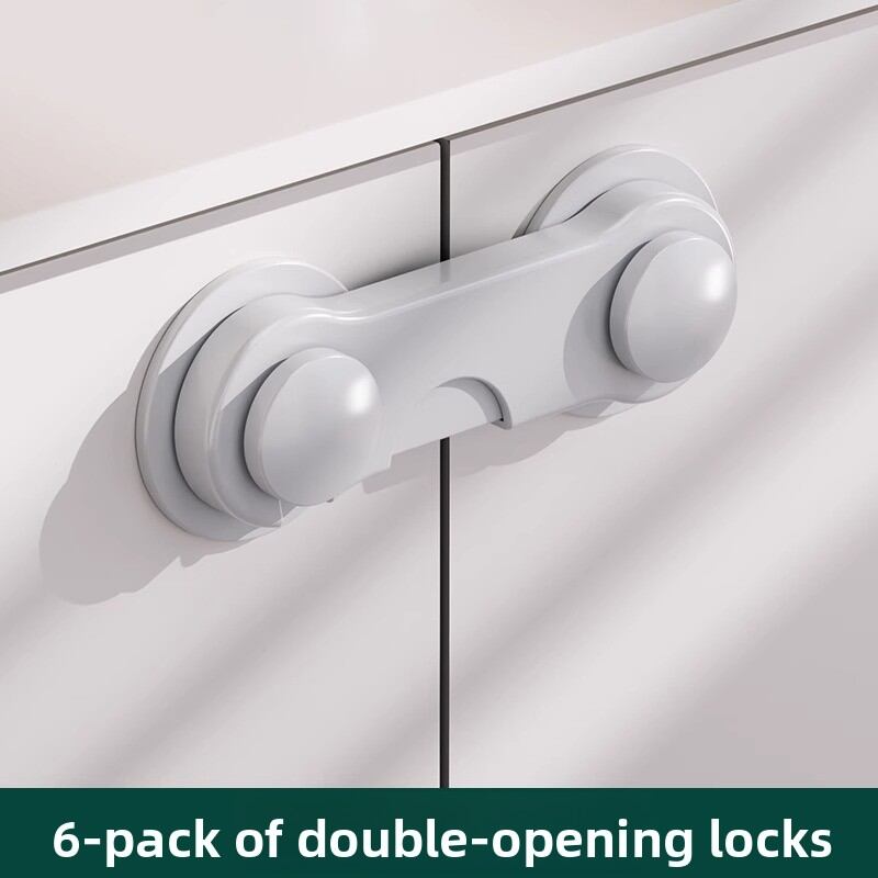 BULUTU | Child Safety Locks Anti-Squeeze Protection for Drawers Cabinet Doors Refrigerator and Windows