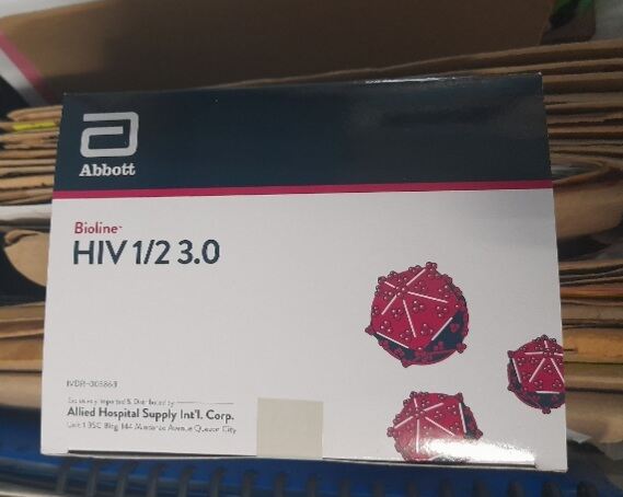 HIV test kits 1/2 3.0 Abbott  2025 expiry w/ CPR