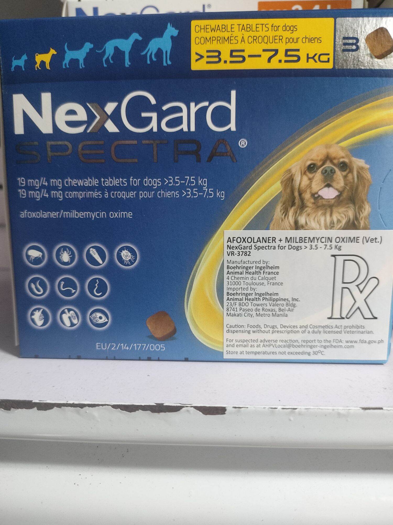 Nexgard & Nexgard Spectra Chewable (Sold Per Tablet) w/ FREE STICKER