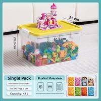 Citylong | Clear Dual Layer LEGO Storage Box