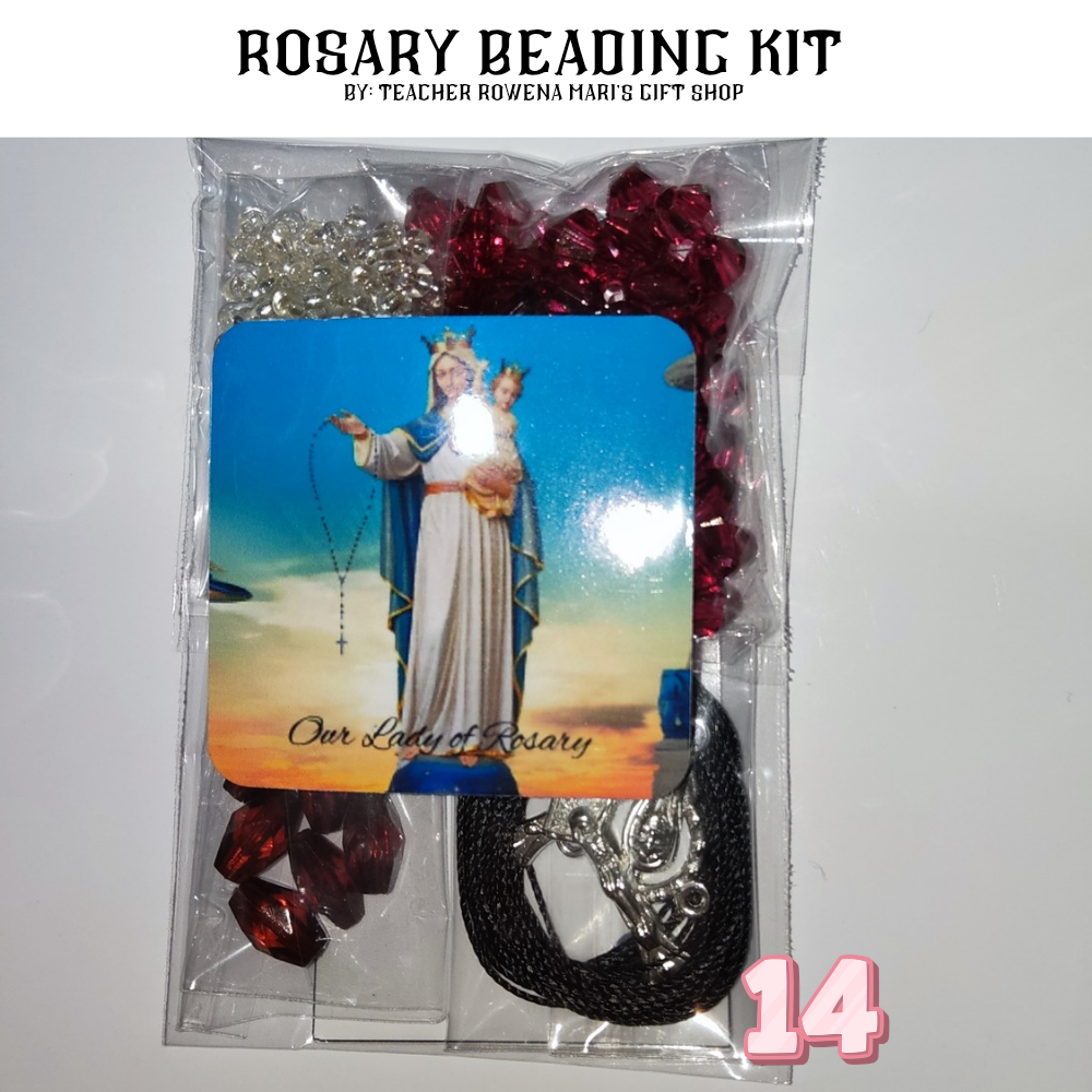 Teacher Rowena Mari | DIY ROSARY BEADING KIT #14 | HIGH QUALITY BEADS