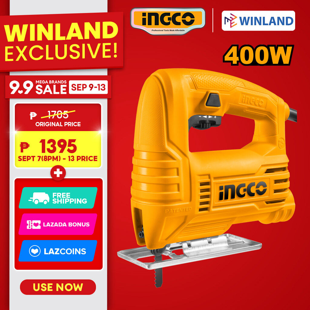 INGCO Jigsaw Power Tool with FREE F Clamp