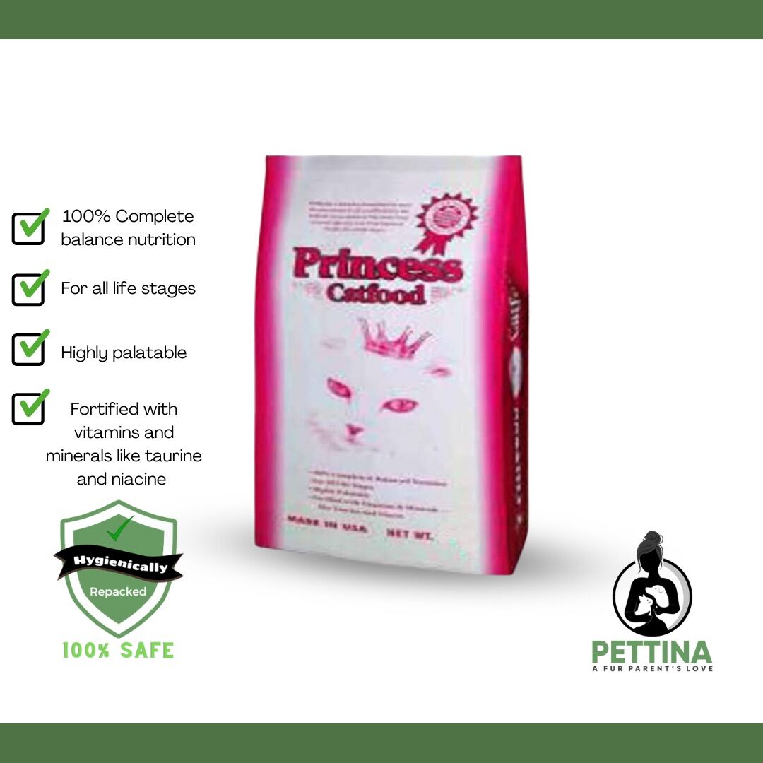 PRINCESS CAT FOOD 1 KG HYGIENICALLY PACKED 100 SAFE DRY FOOD