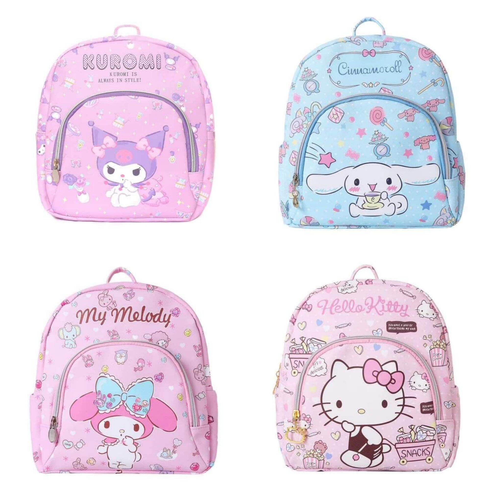 Kids Backpack Sanrio Kawaii Character Hello Kitty Kuromi My Melody