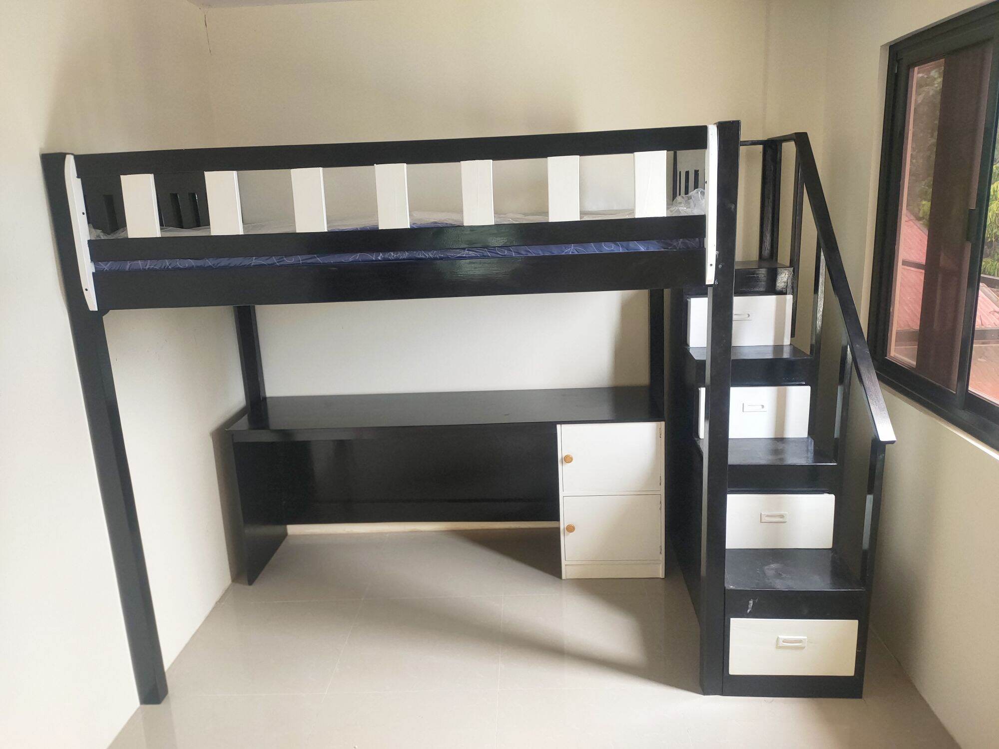 loftbed-48-75-mahogany-wood-lazada-ph