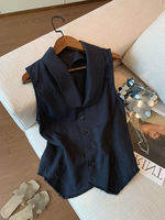 XUNZHU | Vintage Linen Sleeveless Vest