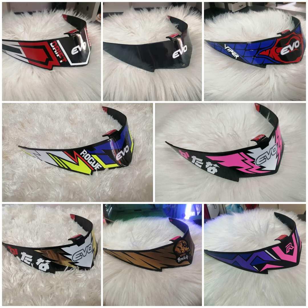 SPOILER FOR HELMET (MADE TO ORDER DESIGN). 