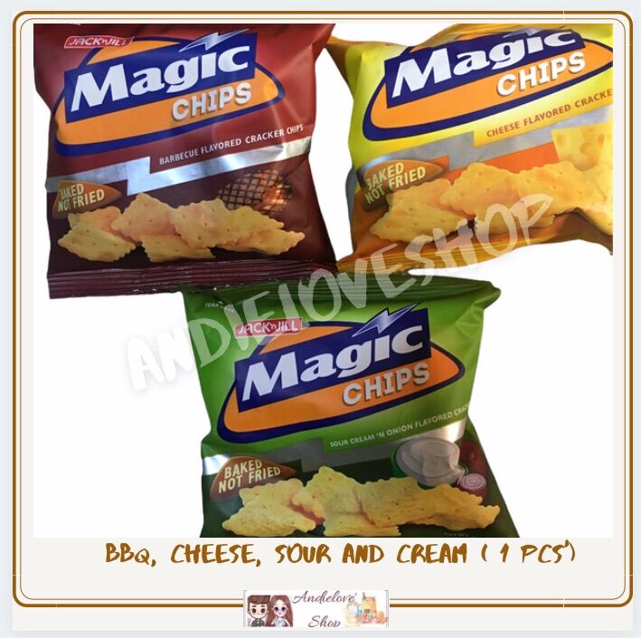 Magic flakes chips ( Cheese, Barbeque , Sour and Cream) 1 pcs small