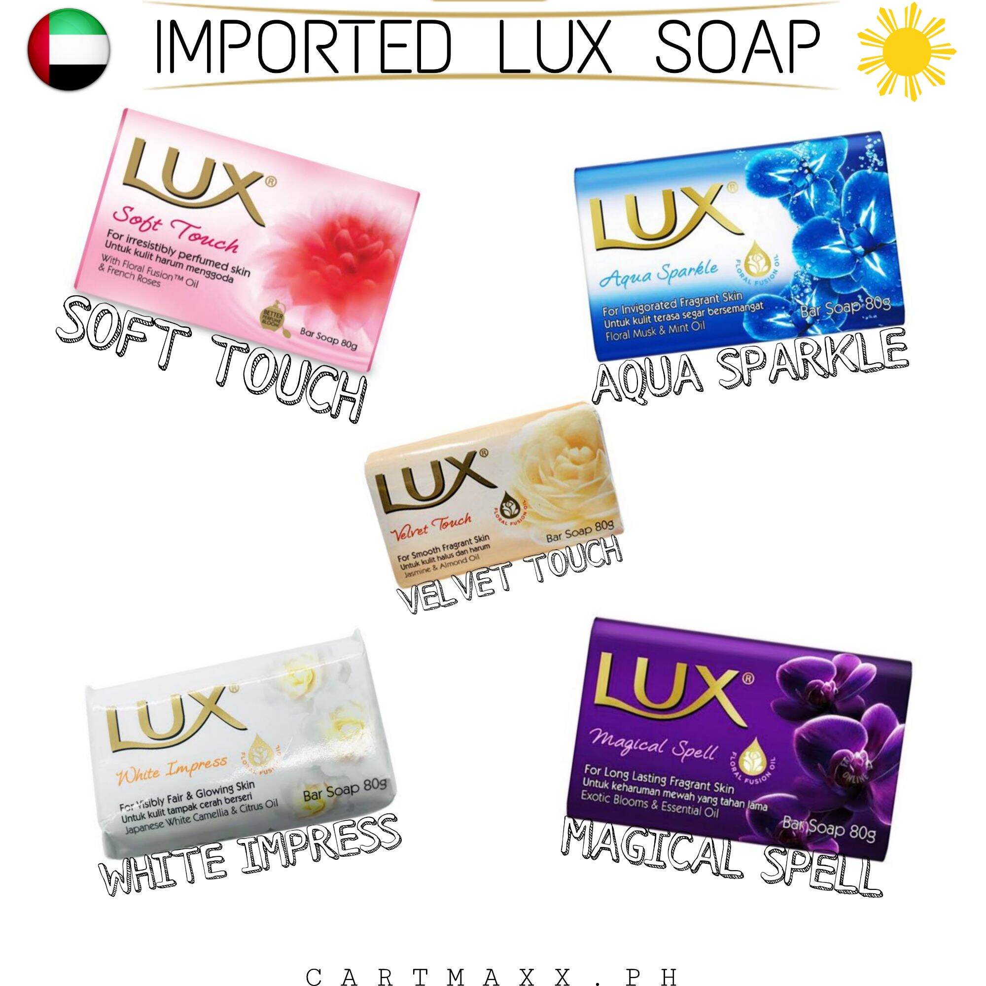 Original Bar Lux Soap 80g | Imported Lux Soap Uae | 5 Variants Available