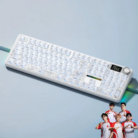 AULA F108Pro | Customizable Wireless Tri Mode Mechanical Keyboard 108 Keys Hot Swappable RGB Gaming Keyboard for Gaming and Office Use