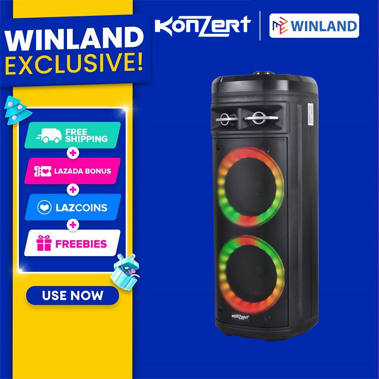 Winland Kontempo 6 Karaoke Portable Party Speaker with Bluetooth