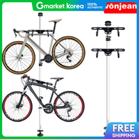 vonjean | Kb-383 Indoor Dual Bicycle Storage Stand Rack 3m Pole (for Apartments Living Rooms Storage