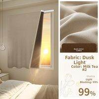 Nature Wind Sunshine | Easy Install Sun Protection & Light Blocking Curtain Set