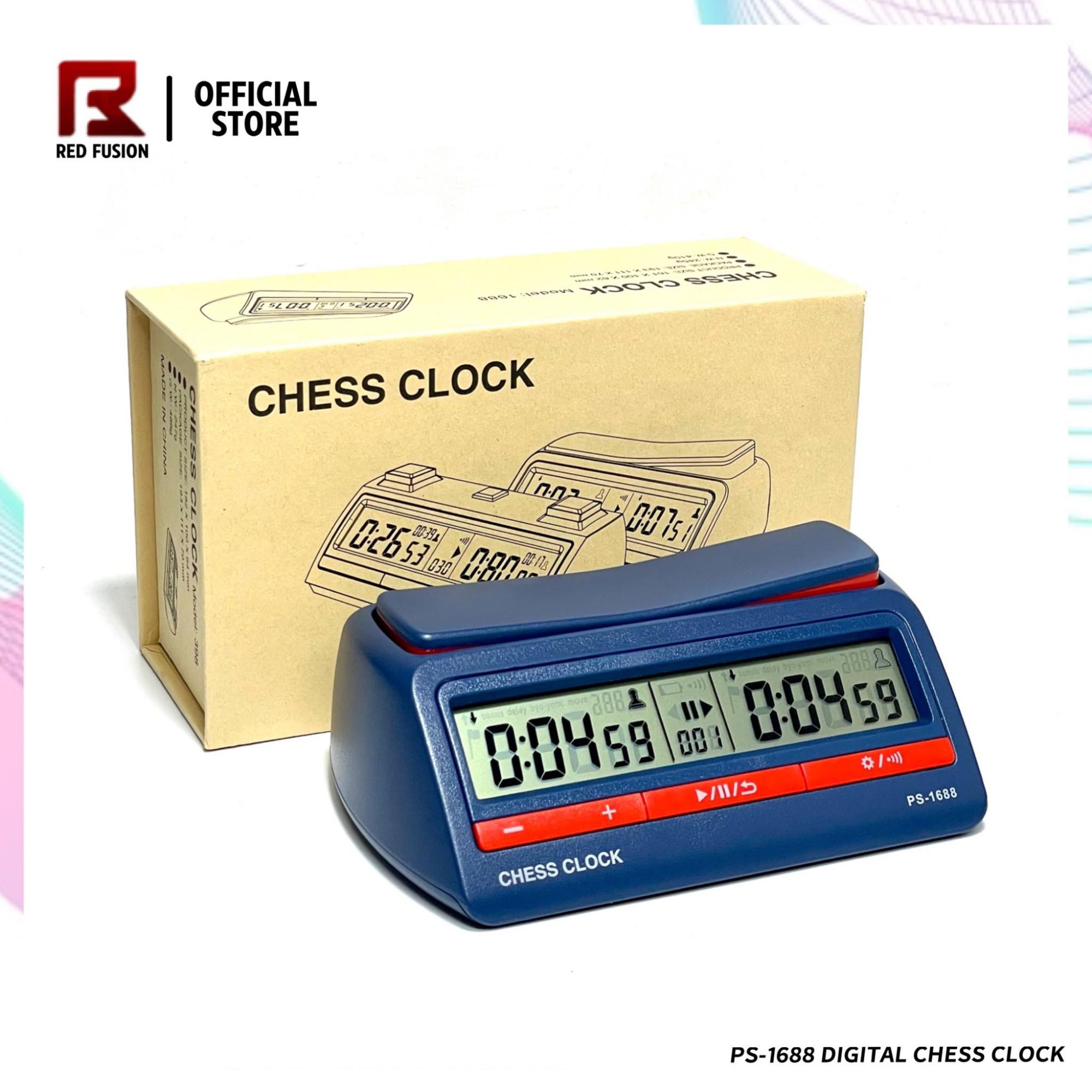 Relógio digital de xadrez profissional - PS-1688