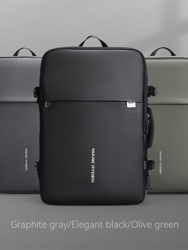 Large Capacity Business Backpack for Men Casual Simple Style Double Shoulder Pack Medium Waterproof Polyester Inner Structure Presyo 3,143 Piso*Libreng Shipping