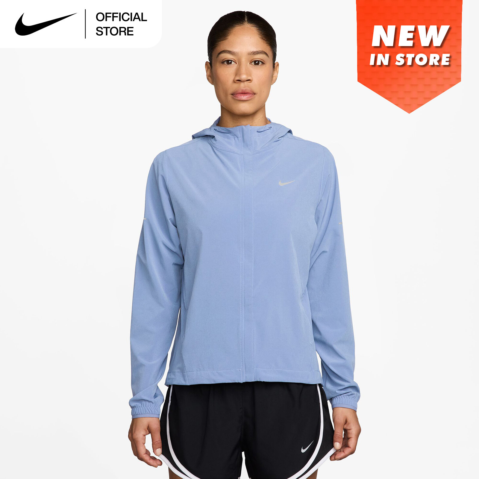 Nike Women's Swift Repel Packable Running Jacket - Aluminum [HQ0651-468] ราคา 3,700 บาท*ส่งฟรี