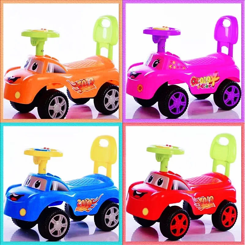 JHK Ride on Mega Car Kiddie Toon Car for Kid's 4 Wheels Baby Toy Car with music