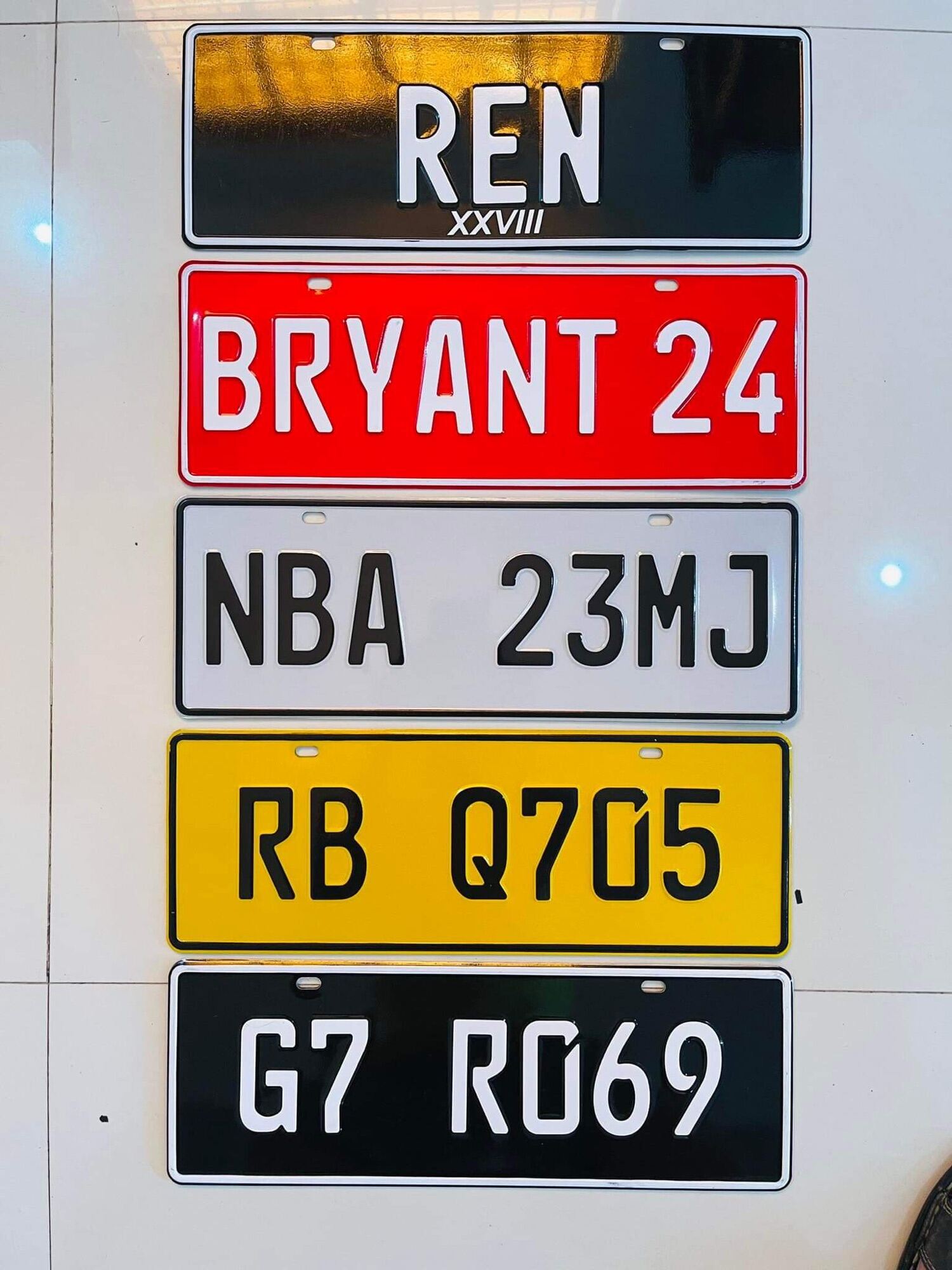 Personalized Car.Plate Names Accessories Lazada PH