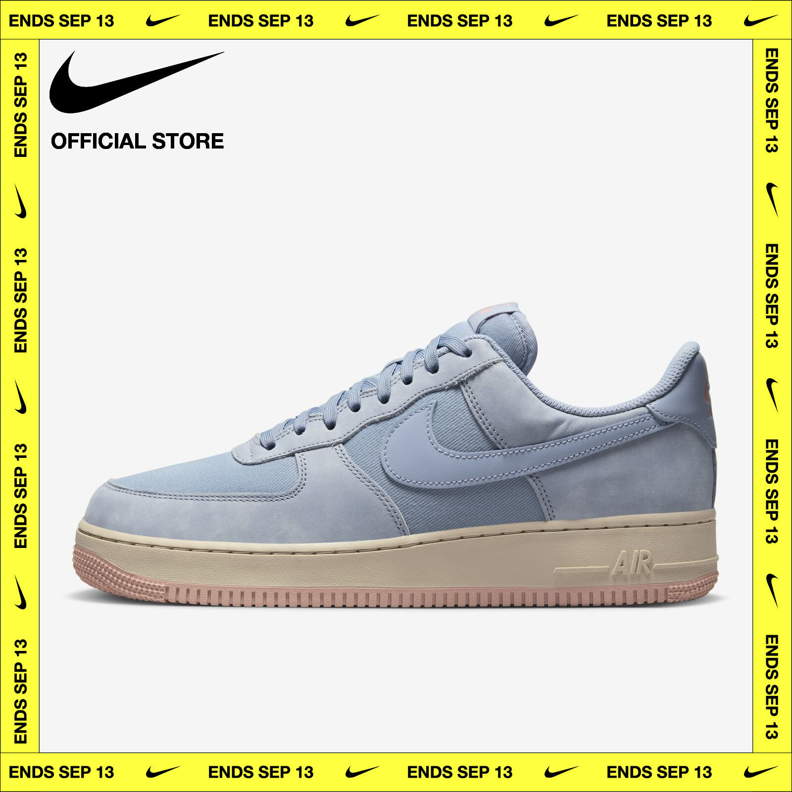 Nike Men's Air Force 1 '07 LX Shoes - Ashen Slate