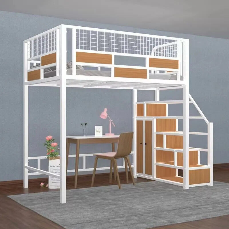 Ironwork Loft Bed: Stylish, Space-Saving Solution for Small Apartments