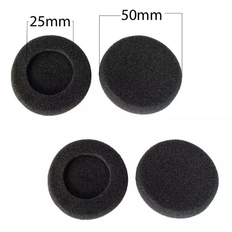 5cm Foam Replacement for Sennheiser, Logitech, Jabra, Plantronics