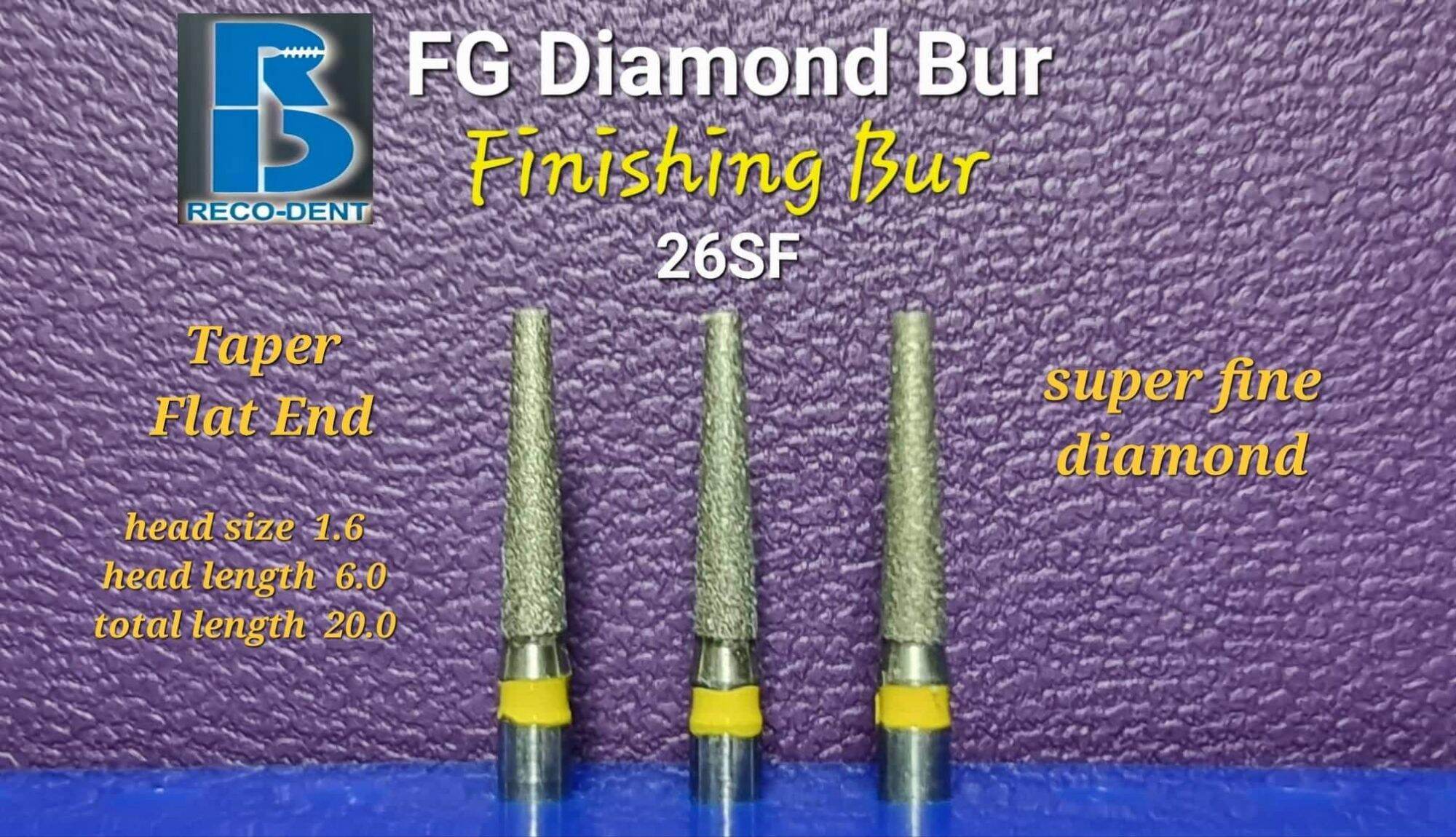 RECODENT FINISHING BUR SUPER FINE DIAMOND 26SF 1 pc Lazada PH