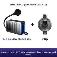 Black Shark | Liquid Cooling Phone Cooler Dual Cooling 56C Drop Low Noise Magnetic Clip Fan for iPhone 17 Gaming Streaming Portable Mini USB Fan