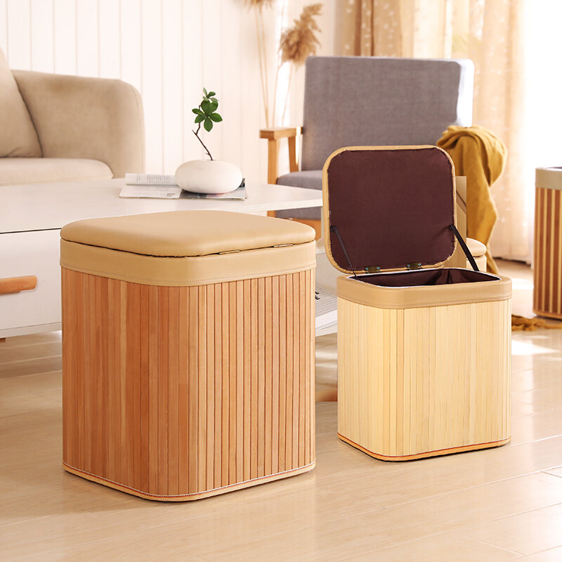 Wooden chair best sale with storage