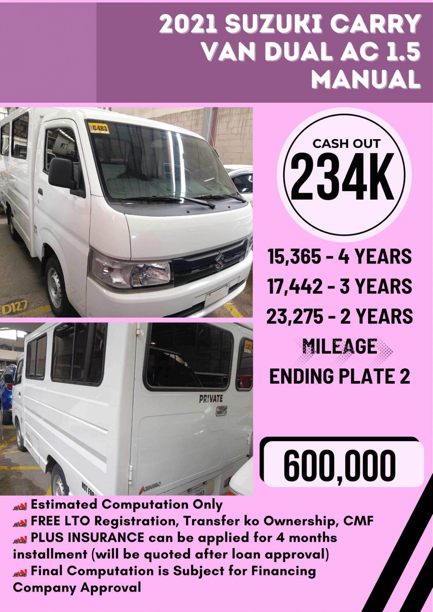 Suzuki carry best sale utility van