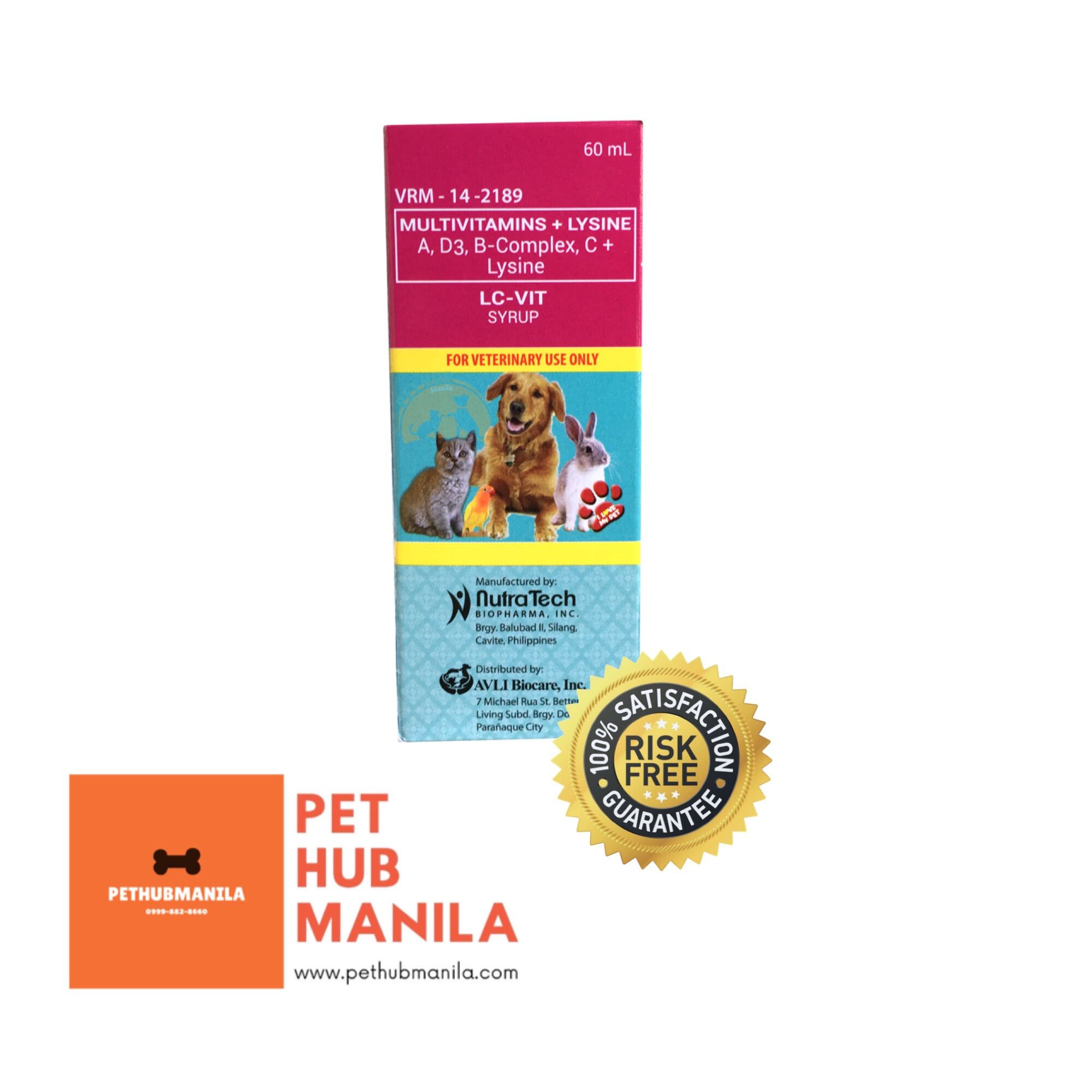 Lc Vit Multivitamins Syrup for Dogs and Cats 60ml Lazada PH