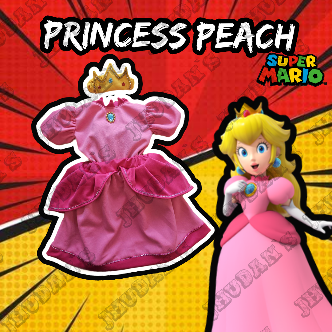 Princess Peach Super Mario Inspired Costume - MILESTONES/BIRTHDAY/HALLOWEEN  | Lazada PH