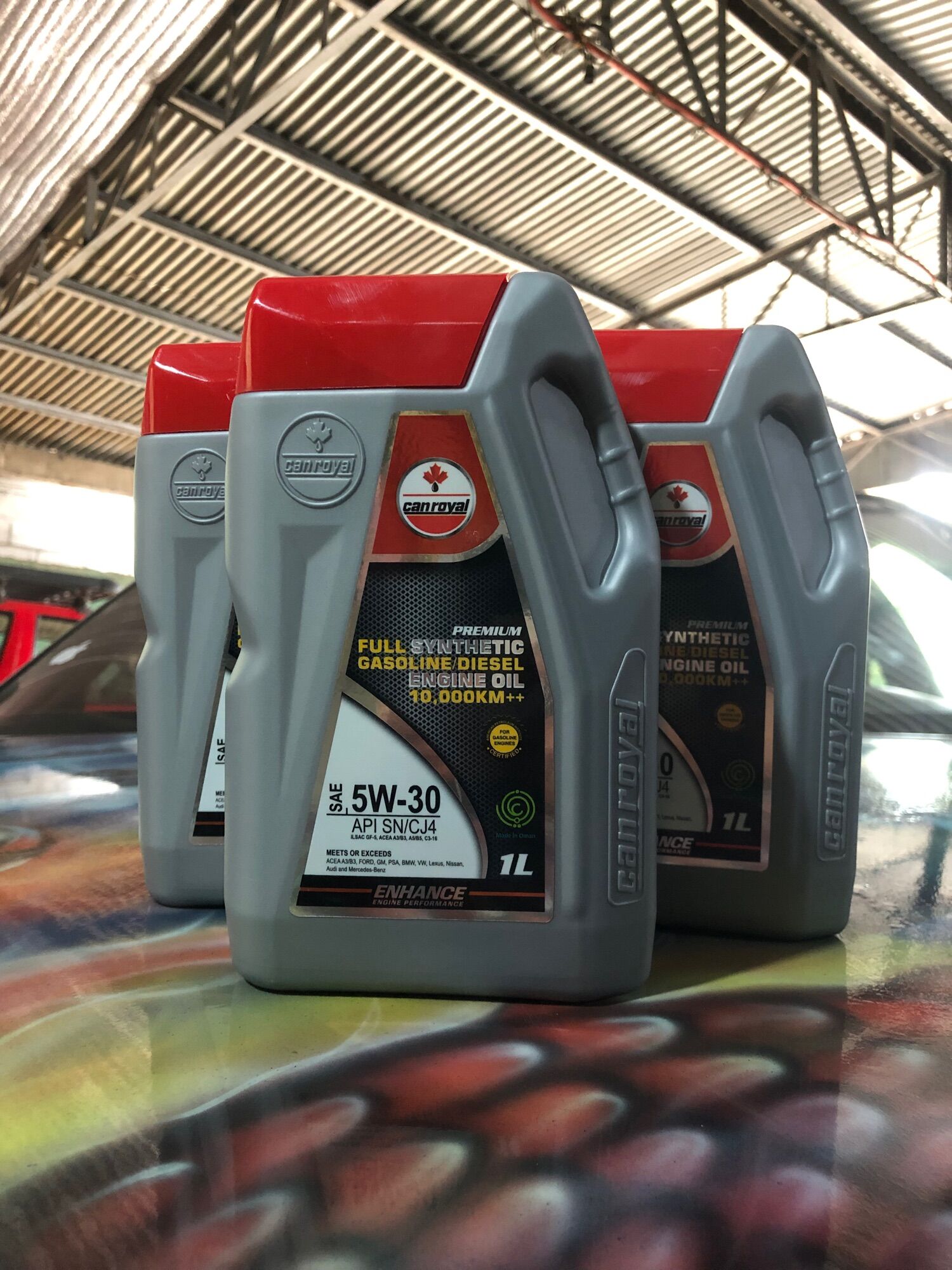 CANROYAL FULL SYNTHETIC GASOLINE / DIESEL ENGINE OIL SAE 5W-30 / API SN ...