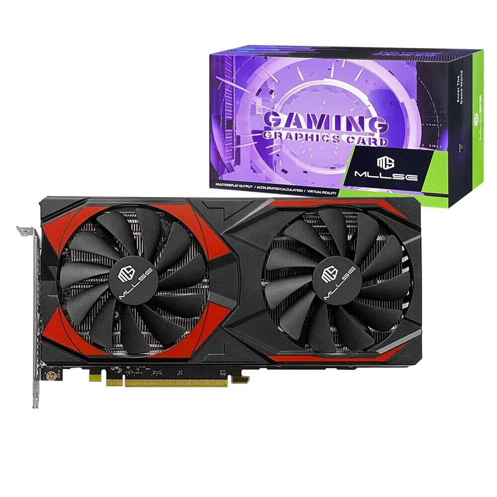 MLLSE AMD RX 5600XT 6GB Graphics Card GDDR6 192Bit PCI-E 4.0 ×16 8Pin ...