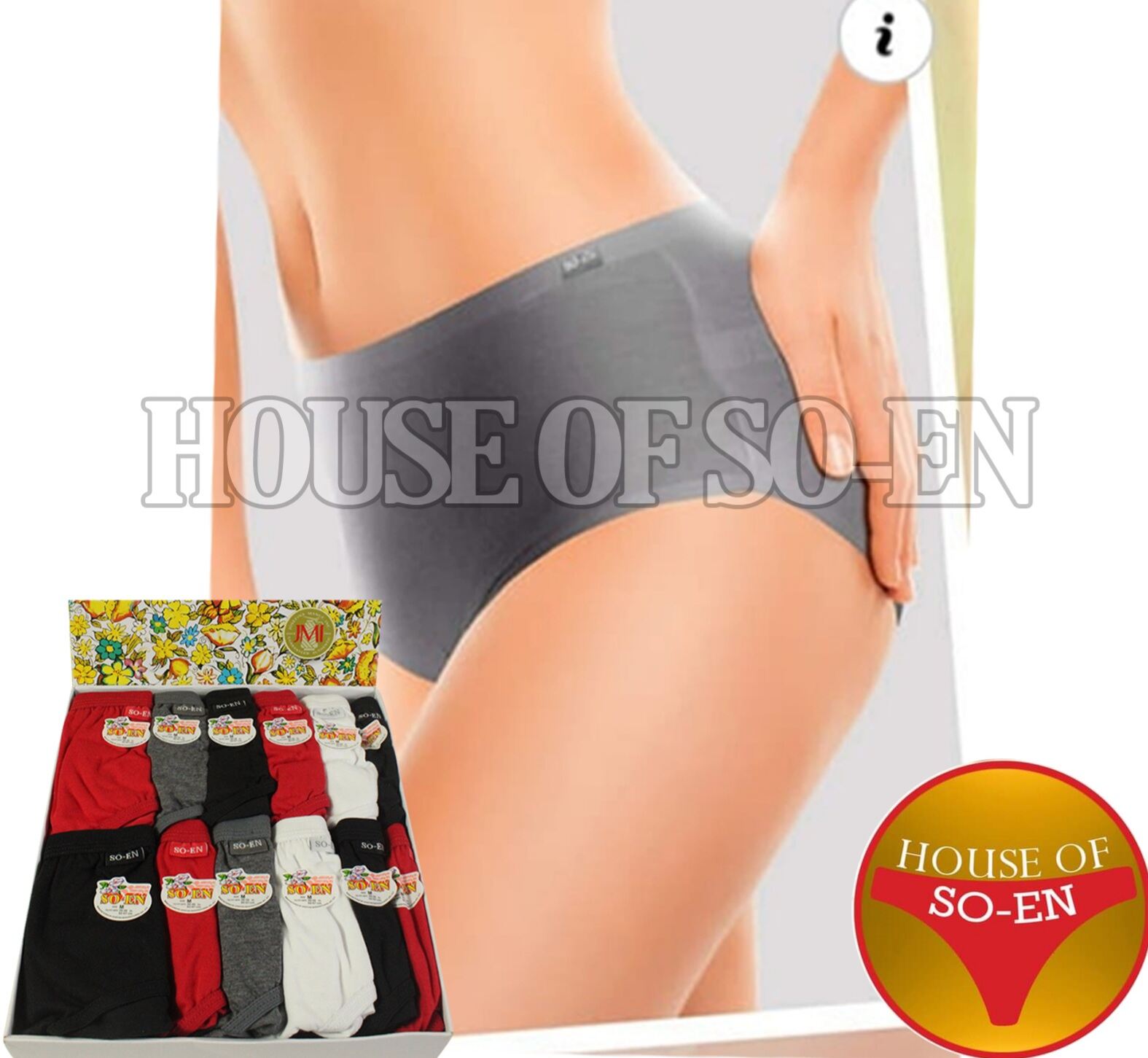 NEW! SO-EN Clarity Hi-(Hip) Panty