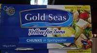 Goldseas Yellowfin Tuna Chunks in Spring water 4/185g