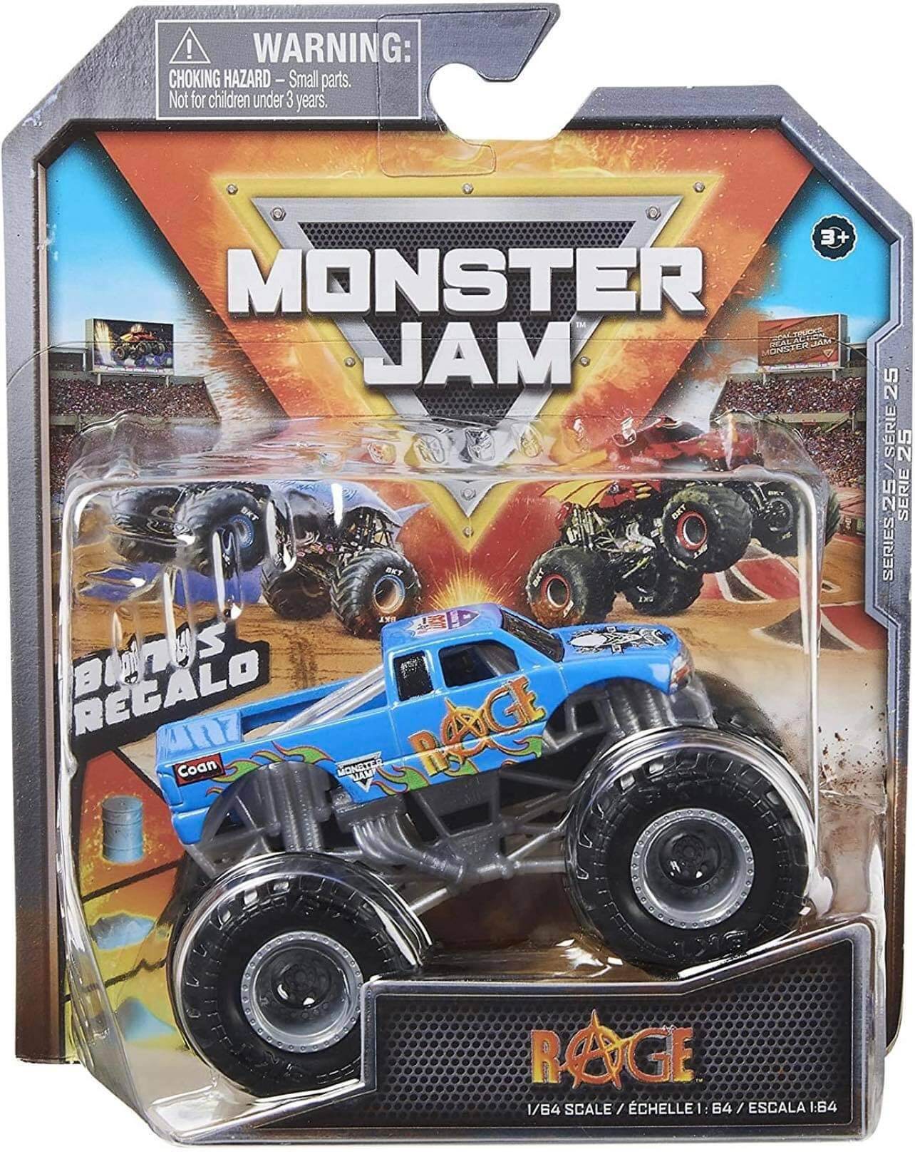 Monster Jam Wheelie Bar 1:64 Die-Cast Monster Truck - Big Kahuna